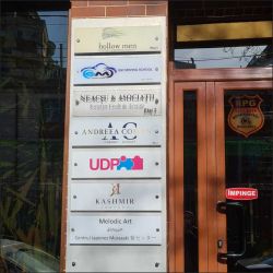 Company name plates
