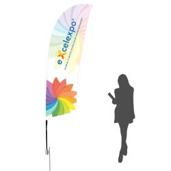 ST041P Feather Flag L with pin base