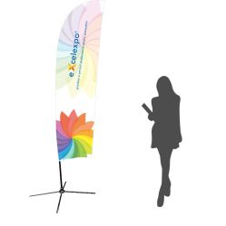 ST030P Feather Flag M with cross base