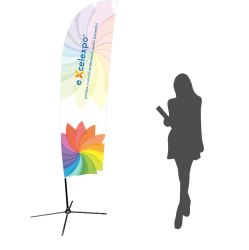 ST030P Feather Flag M with cross base