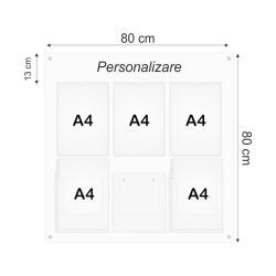 Plexiglass Notice Board 3A4AP3A4BP