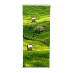 L Banner Aluminium 80x180