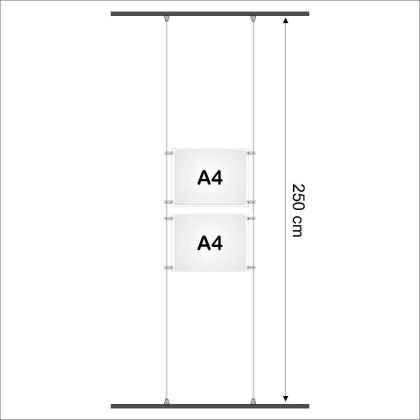 Sistem Wire Display cu iluminare 2A4AL