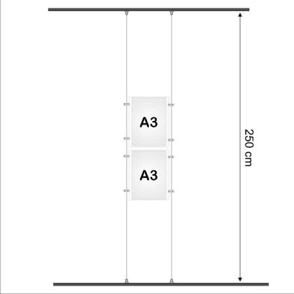 Sistem Wire Display cu iluminare 2A3AP