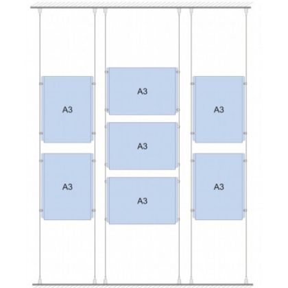 AF080 - Customized Wire Display System - price depending on configuration