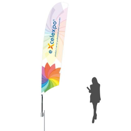 ST050P Feather Flag XL with cross base