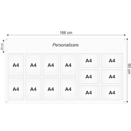  Plexiglass Notice Board 8A4AP6A4AL