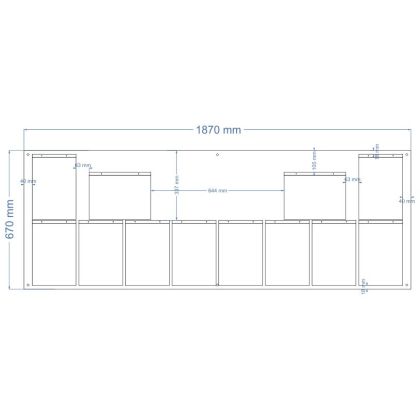 Plexiglass Notice Board 10A4AP2A4AL