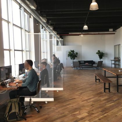 RollUp Banner Office Partition