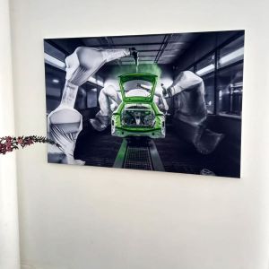 Frameless Fabric Display