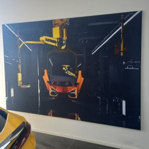 Frameless Fabric Display