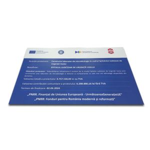 Temporary / Permanent / Information Billboard for European projects