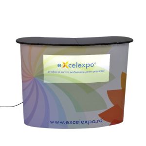  Double Expodesk ARC cu Iluminare