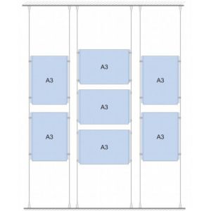 AF080 - Sistem Wire Display personalizat - pret in functie de configuratie