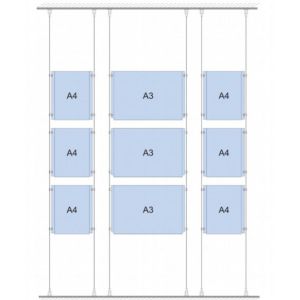 AF080 - Customized Wire Display System - price depending on configuration