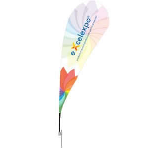 ST041L Tear Flag L with pin base