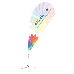 ST040L Tear Flag L with cross base