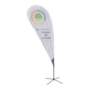 ST040L - Tear Flag L with cross base