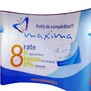  PopUp 4x3 dubla fata curb