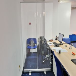 RollUp Banner Office Partition