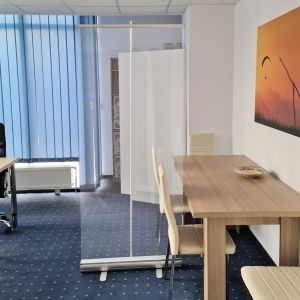 RollUp Banner Office Partition