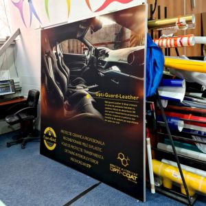 Frameless Fabric Display