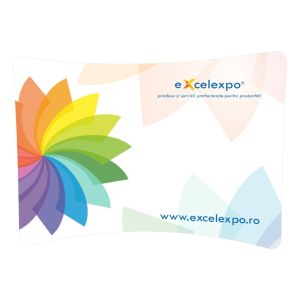 Tension Fabric Display Curved C-shaped 400cm