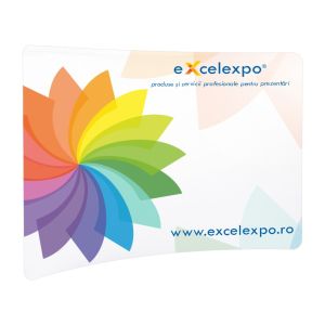 Tension Fabric Display Curved C-shaped 400cm