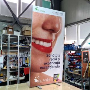  Double-Sided Frameless Fabric Display