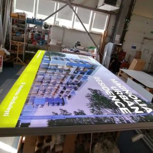 Frameless Fabric Lightbox