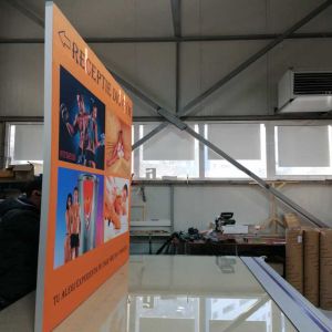 Frameless Fabric Display