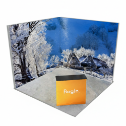 MEGA SEG Exhibition Stand Corner 2 (3x3 m)