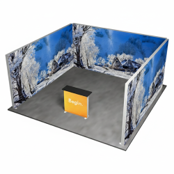 Stand Expozitional MEGA SEG 3 Laturi 8 (5x5 m)