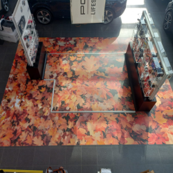  Printed Self-Adhesive Vinyl and Laminated  Floor Graphics Film (price per sqm*)