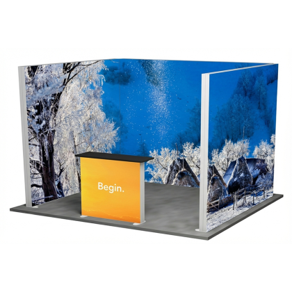 MEGA SEG Exhibition Stand 3 Sides 2 (3x3 m)