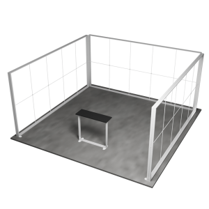 Stand Expozitional Lumix 3 Laturi 8 (5x5 m)