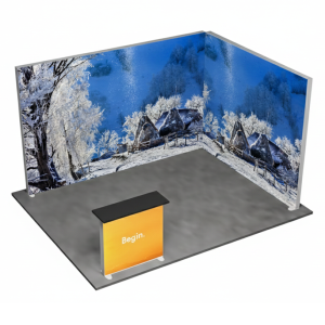 MEGA SEG Exhibition Stand Corner 4 (4x3 m)