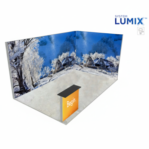 MEGA SEG Exhibition Stand Corner 6 (5x3 m)