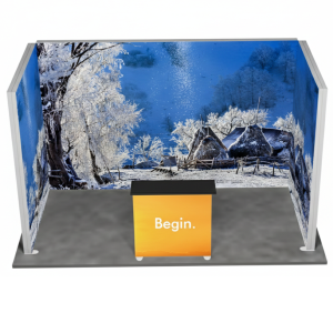 MEGA SEG Exhibition Stand 3 Sides 3 (4x2 m)