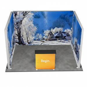 MEGA SEG Exhibition Stand 3 Sides 4 (4x3 m)