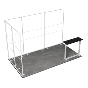 Stand Expozitional MEGA SEG Colt 3 (4x2 m)