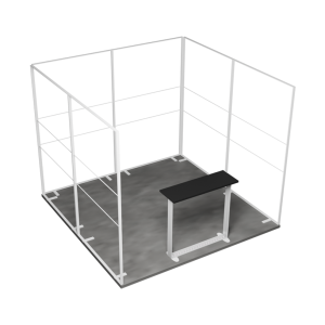 MEGA SEG Exhibition Stand 3 Sides 2 (3x3 m)