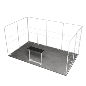 MEGA SEG Exhibition Stand 3 Sides 6 (5x3 m)