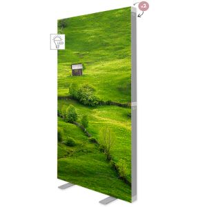 LEDBOX FLEX Double Sided Frameless Fabric Lightbox 120x200cm