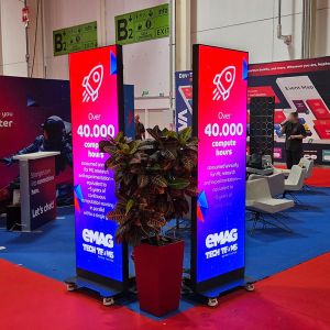 Inchiriere LED Poster Screen Totem 1 unit. (tarif pe zi)
