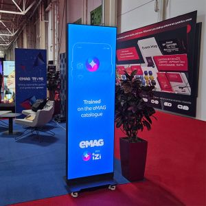Inchiriere LED Poster Screen Totem 1 unit. (tarif pe zi)
