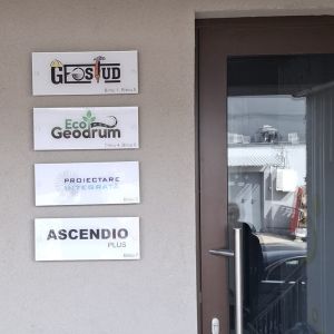 Company name plates
