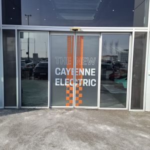 Printed Window Graphics Self-Adhesive (price per sqm*)