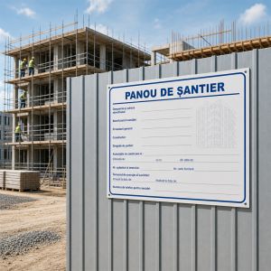 Construction Site Information Board